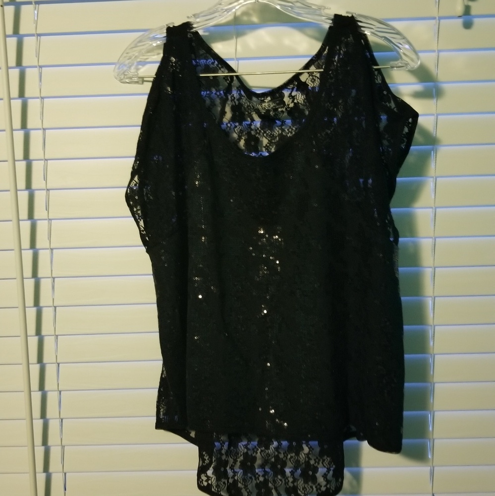 Guess Lace Cold Shoulder Shirt